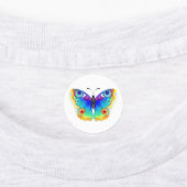 Rainbow Butterfly Peacock Eye Labels (Aangebracht)