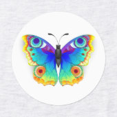 Rainbow Butterfly Peacock Eye Labels (Design 2)