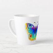Rainbow Butterfly Peacock Eye Latte Mok (Linkerhoek)