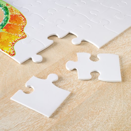 Rainbow Butterfly Peacock Eye Legpuzzel (Zijkant)