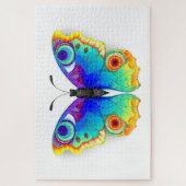 Rainbow Butterfly Peacock Eye Legpuzzel (Verticaal)