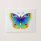Rainbow Butterfly Peacock Eye Legpuzzel (Horizontaal)