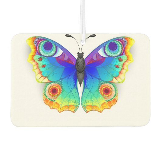 Rainbow Butterfly Peacock Eye Luchtverfrisser (Voorkant)