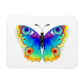 Rainbow Butterfly Peacock Eye Magneet (Horizontaal)