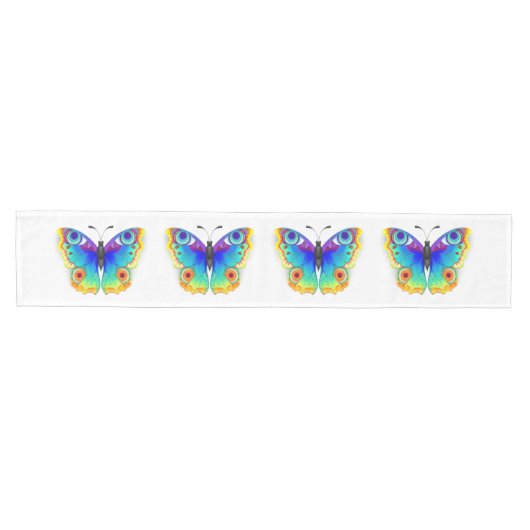 Rainbow Butterfly Peacock Eye Medium Tafelloper (Horizontaal)