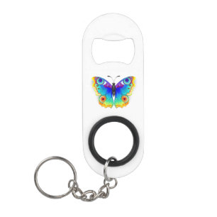 Rainbow Butterfly Peacock Eye Mini Flessenopener