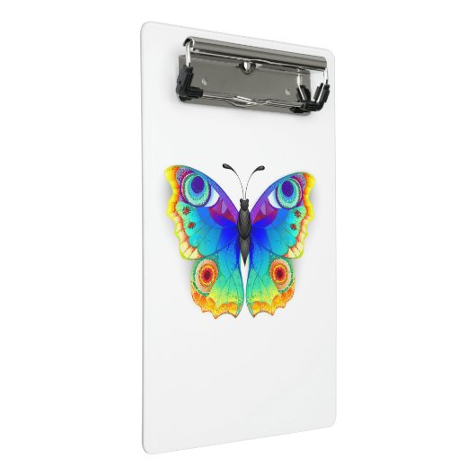 Rainbow Butterfly Peacock Eye Mini Klembord (Schuin)