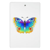 Rainbow Butterfly Peacock Eye Mini Klembord (Achterkant)