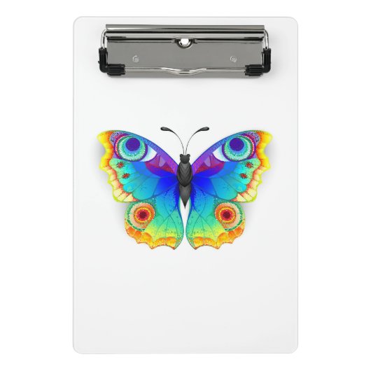 Rainbow Butterfly Peacock Eye Mini Klembord (Voorkant)