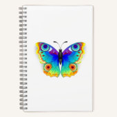 Rainbow Butterfly Peacock Eye Notitieboek (Voorkant)