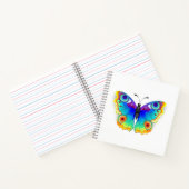 Rainbow Butterfly Peacock Eye Notitieboek (Binnen)
