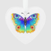 Rainbow Butterfly Peacock Eye Ornament (voorkant)