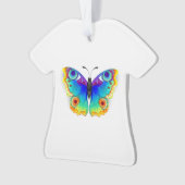 Rainbow Butterfly Peacock Eye Ornament (voorkant)