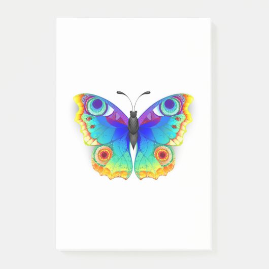 Rainbow Butterfly Peacock Eye Post-it® Notes (Voorkant)
