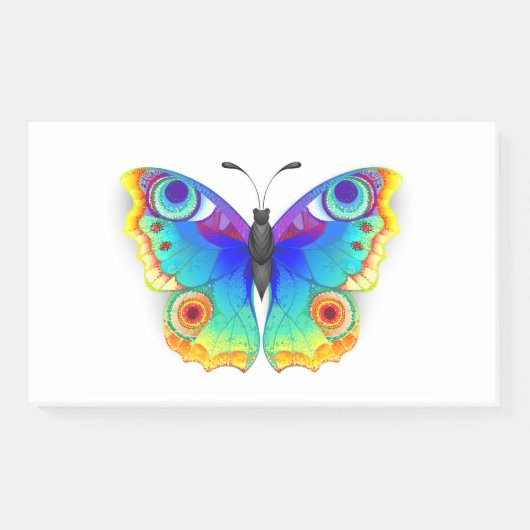 Rainbow Butterfly Peacock Eye Post-it® Notes (Voorkant)