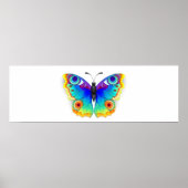Rainbow Butterfly Peacock Eye Poster (Voorkant)