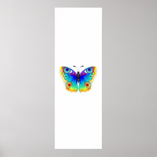 Rainbow Butterfly Peacock Eye Poster