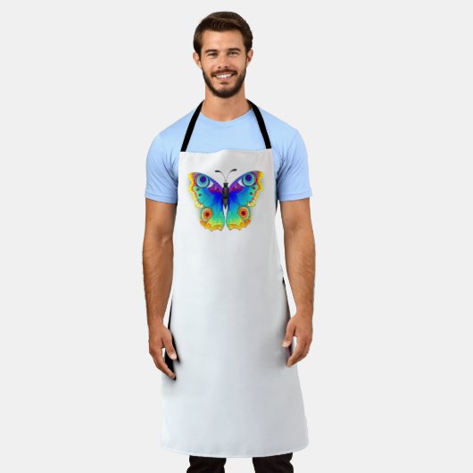 Rainbow Butterfly Peacock Eye Schort (Gedragen)