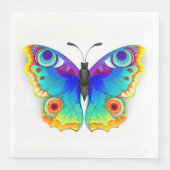 Rainbow Butterfly Peacock Eye Servet (Voorkant)