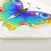 Rainbow Butterfly Peacock Eye Sherpa Deken (3/4)
