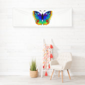 Rainbow Butterfly Peacock Eye Spandoek (Insitu)
