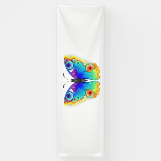 Rainbow Butterfly Peacock Eye Spandoek (Verticaal)