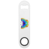 Rainbow Butterfly Peacock Eye Speed Flessenopener (Voorkant)