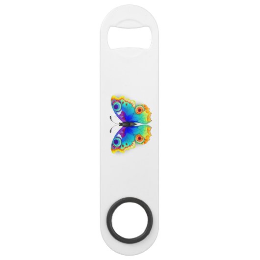 Rainbow Butterfly Peacock Eye Speed Flessenopener (Voorkant)