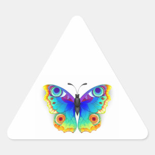 Rainbow Butterfly Peacock Eye Sticker