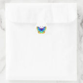 Rainbow Butterfly Peacock Eye Sticker (Tas)