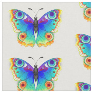 Rainbow Butterfly Peacock Eye Stof