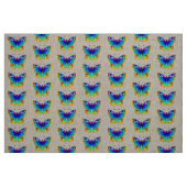 Rainbow Butterfly Peacock Eye Stof (Fat Quarter)