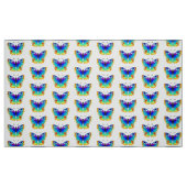 Rainbow Butterfly Peacock Eye Stof (Fat Quarter)