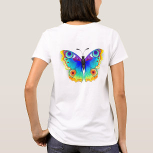 Rainbow Butterfly Peacock Eye T-shirt
