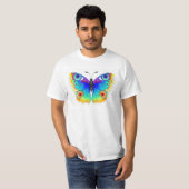 Rainbow Butterfly Peacock Eye T-shirt (Voorkant volledig)