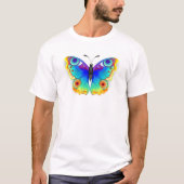 Rainbow Butterfly Peacock Eye T-shirt (Voorkant)