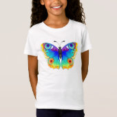 Rainbow Butterfly Peacock Eye T-shirt (Voorkant)