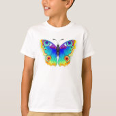 Rainbow Butterfly Peacock Eye T-shirt (Voorkant)