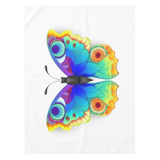 Rainbow Butterfly Peacock Eye Tafelkleed (Voorkant)