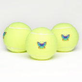 Rainbow Butterfly Peacock Eye Tennisballen (Multi)
