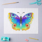 Rainbow Butterfly Peacock Eye Tissuepapier (Craft)