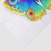 Rainbow Butterfly Peacock Eye Tissuepapier (Detail)
