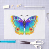 Rainbow Butterfly Peacock Eye Tissuepapier (Craft)