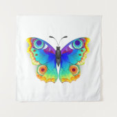 Rainbow Butterfly Peacock Eye Wandkleed (Voorkant)