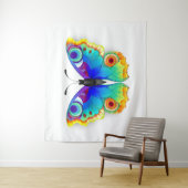 Rainbow Butterfly Peacock Eye Wandkleed (In situ)