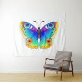 Rainbow Butterfly Peacock Eye Wandkleed (In Situ (horizontaal))