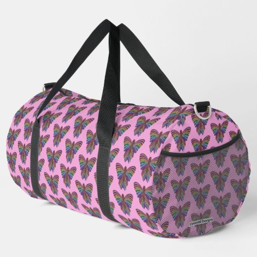 Rainbow Butterfly (pink) - Duffel Bag Plunjezak (Rechterhoek)