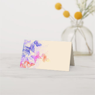 Rainbow Butterfly Plaatskaarten Plaatskaartje