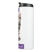 Rainbow Butterfly Princess Kitten Thermosbeker (Geroteerd rechts)