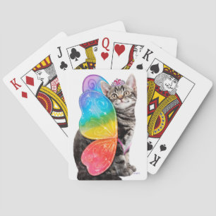 Rainbow Butterfly Prinses Kitten Pokerkaarten